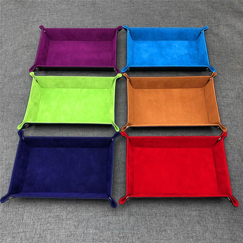 Home Cooking Game - 1pc Rectangle Storage Tray PU Leather