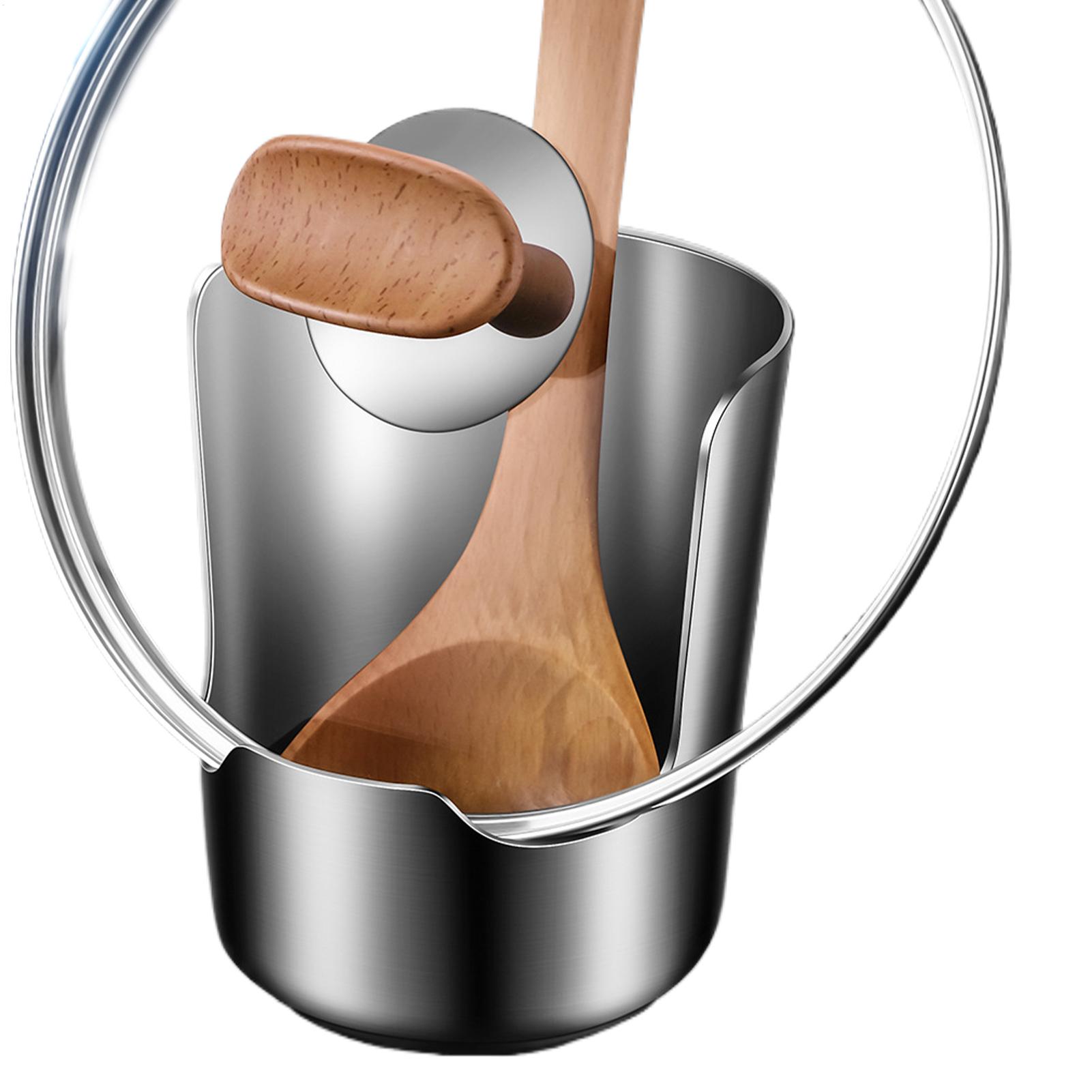 Home Cooking Utensils - Stainless Steel Pot Lid Holder, Multifunctional
