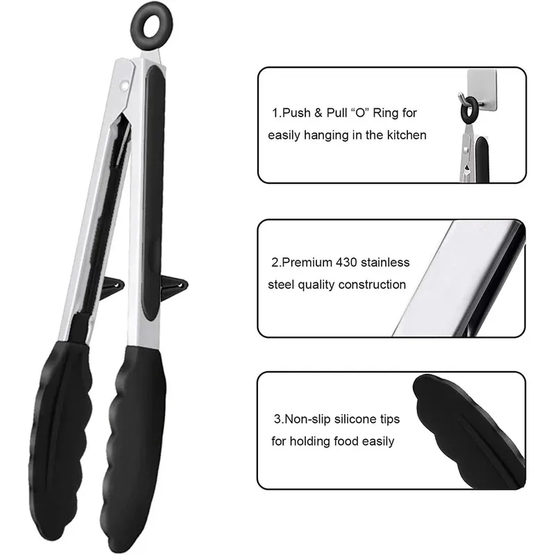 3pcs Silicone Kitchen Cooking  - Home Cooking Utensil Set review and price