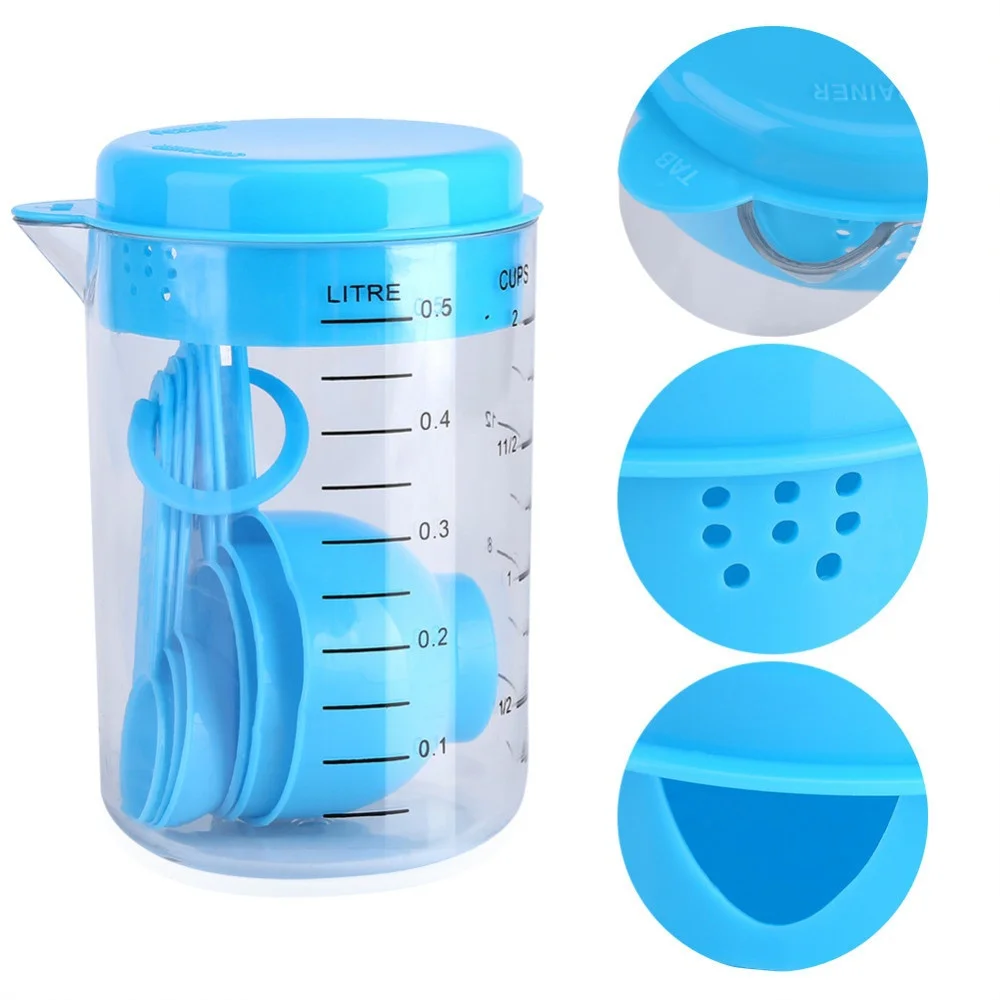 7 Pieces / Set Plastic Measuri - Home Cooking Utensil Set review and price