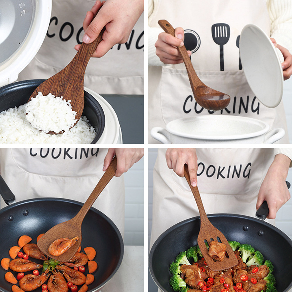 2Pcs Wooden Stirring Shovel Ec - Home Cooking Utensils review and price