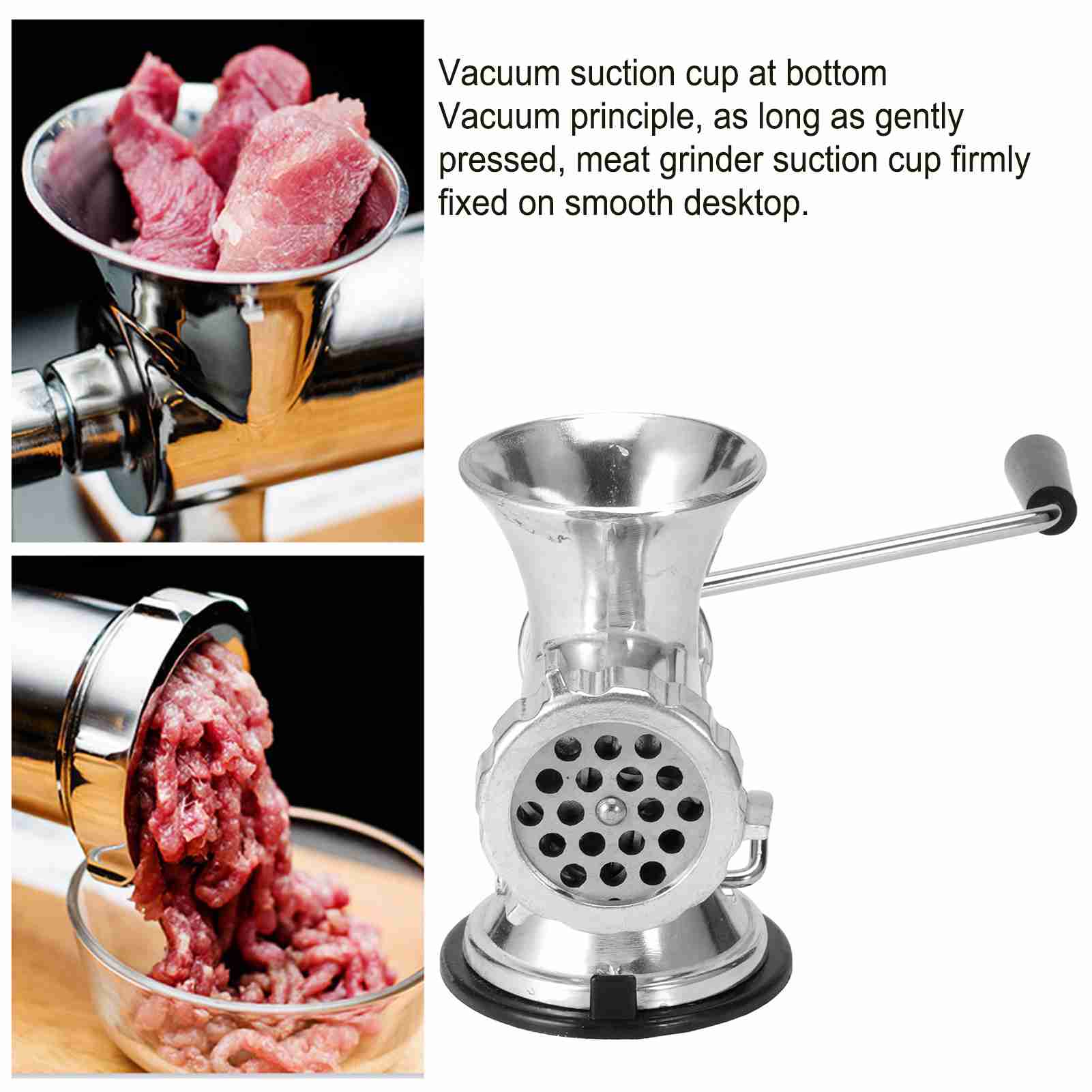 Manual Meat Grinder Silver Alu - Home Cooking Utensils review and price