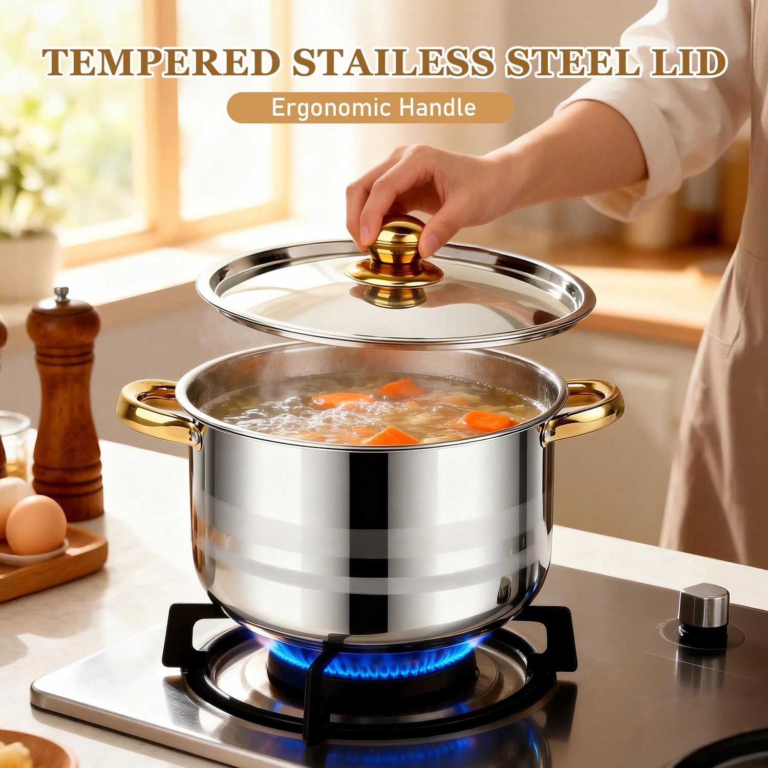 Stainless Steel Pot Set Modern - Home Cooking Utensils review and price