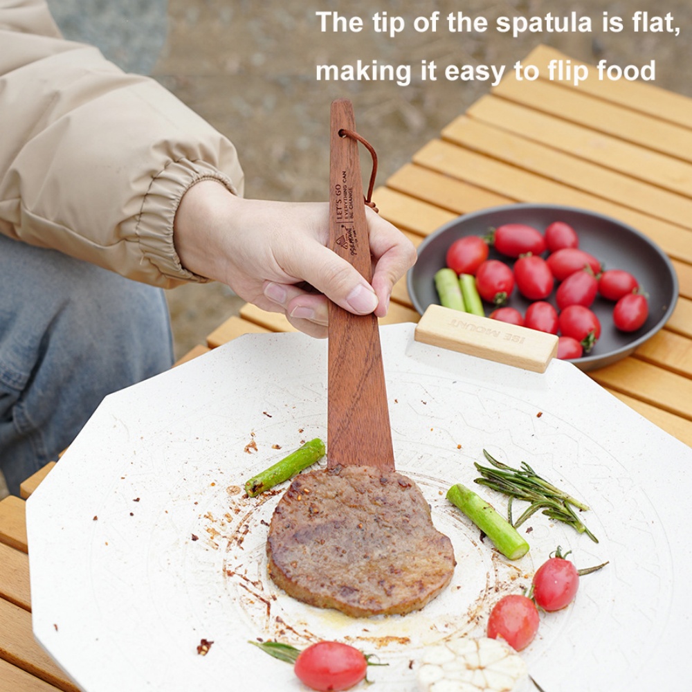 Outdoor Camping Wooden Spatula - Home Cooking Utensils review and price