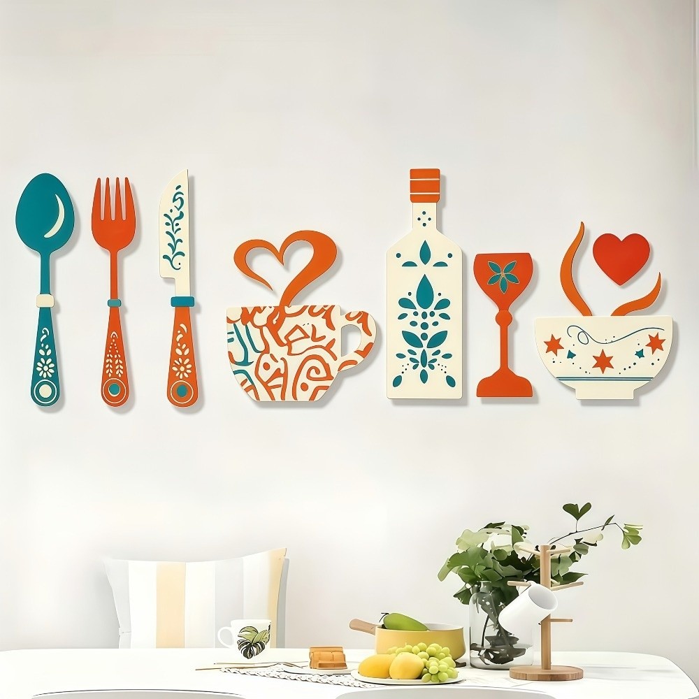 Vintage Wood Floral Kitchen Ut - Home Cooking Utensil Set review and price