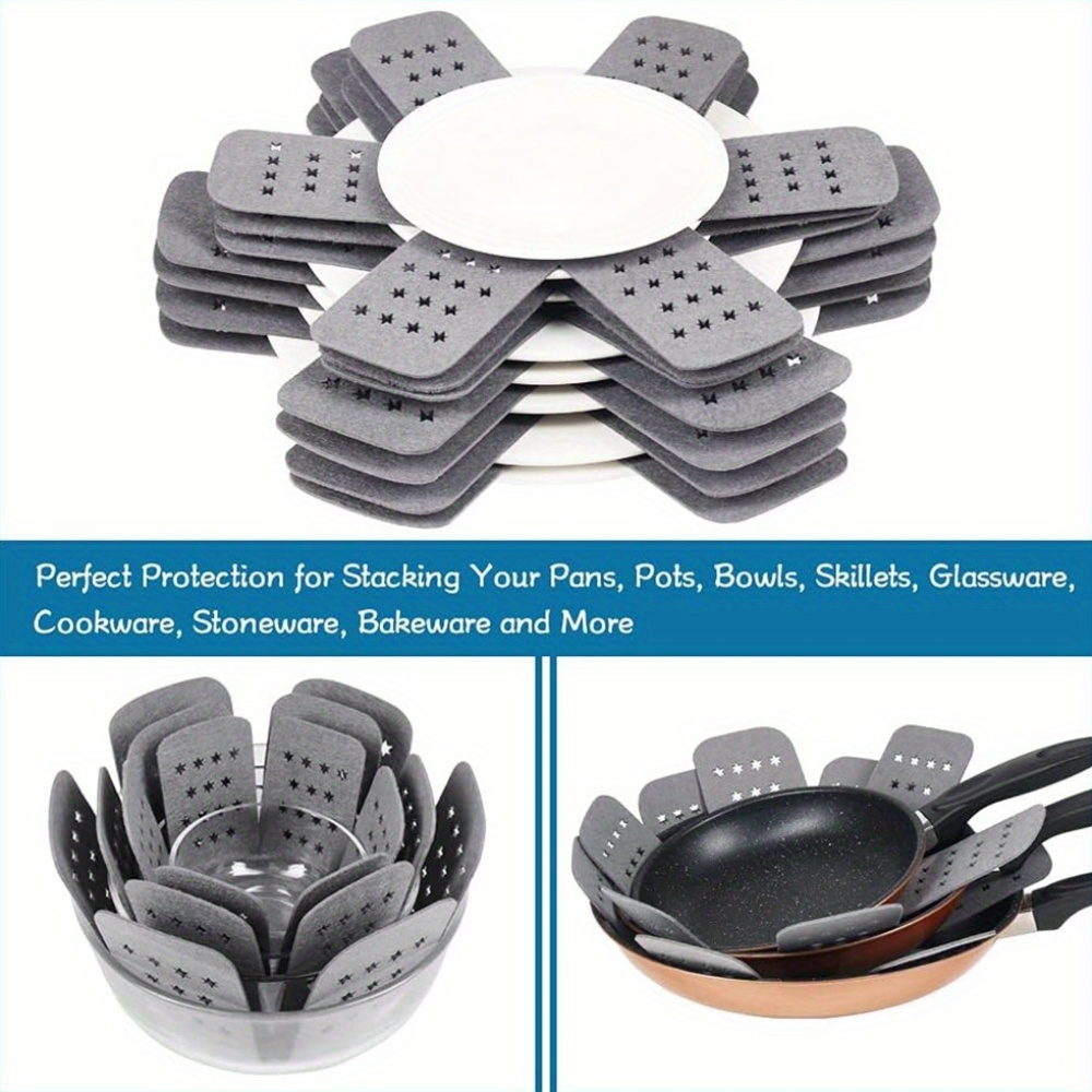 12pcs Pan Pot Protectors Set L - Home Cooking Utensil Set review and price