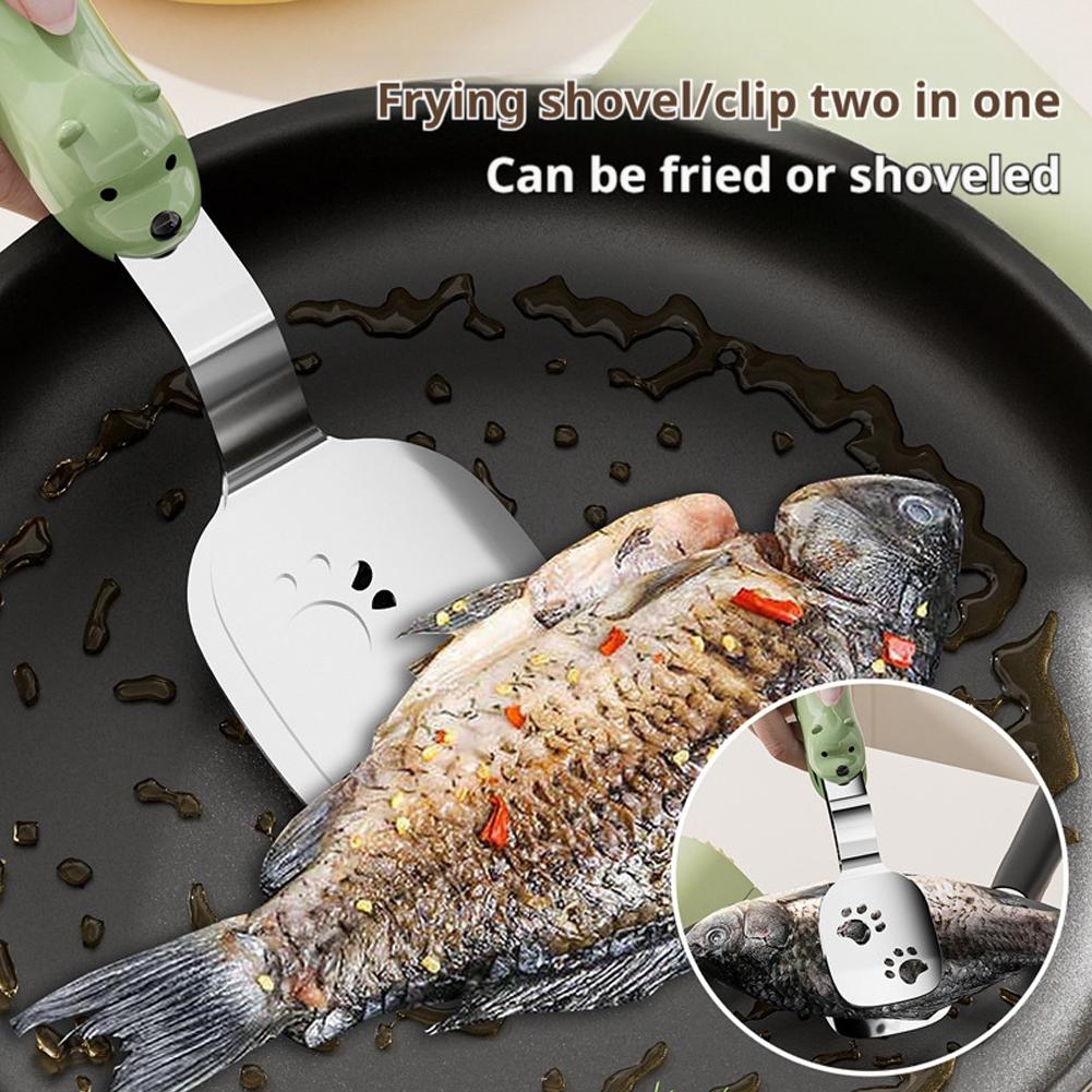 1/2pcs Bear Fish Tongs Flipper - Home Cooking Utensils review and price