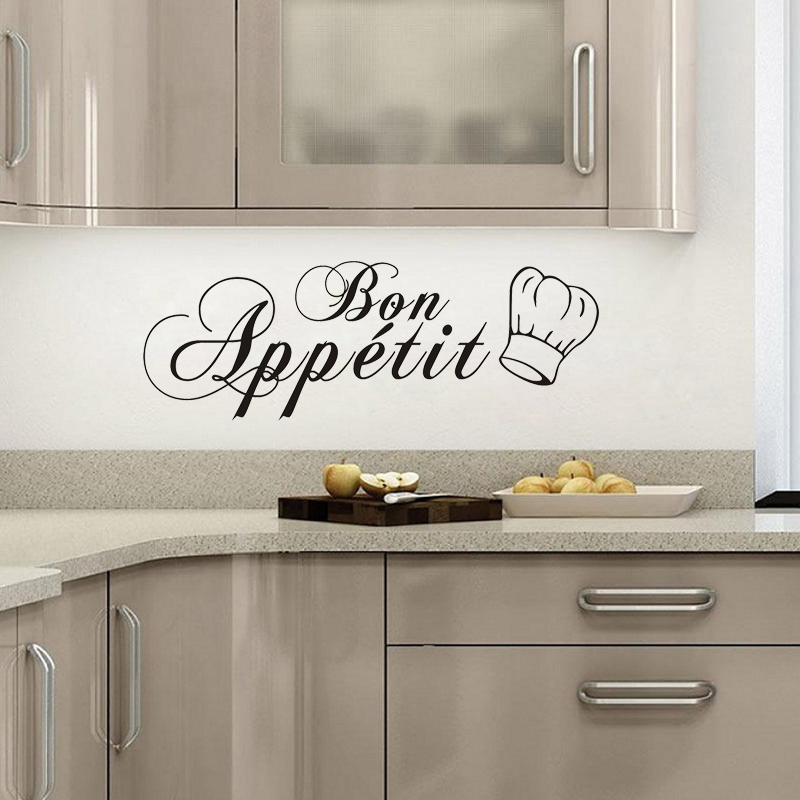 Elegant Bon Appétit Wall Decal - Home Cooking App review and price